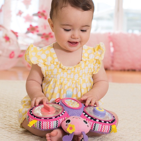 Infantino Squeak and Peek Bumble Bee Mirror Pal (Gift with Purchase) - Picture 1 of 12